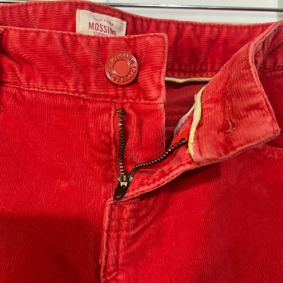 Mossimo Supply Co Juniors Red Fit 6 Corduroy Jeans Size 3 - Picture 3 of 6